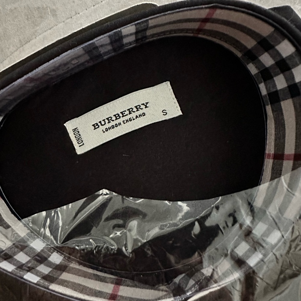 Burberry Black and Red Check Toiletry Bag